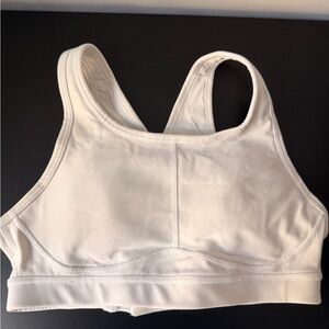 Athleta white Racerback Sports Bra